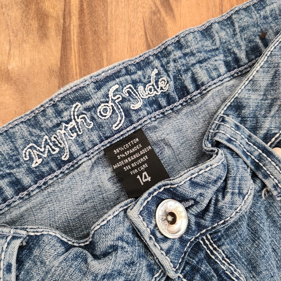 Myth of Jade Denim Capris size 14 - Picture 2 of 3